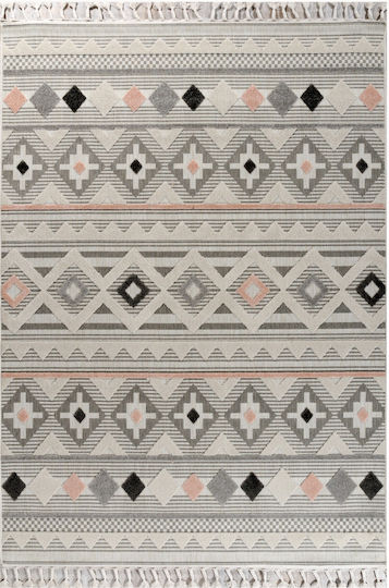 Tzikas Carpets 54098-255 Комплект Килими За Спалня Слама Tenerife Сив 332-0-335-54098-255 3 Бройки