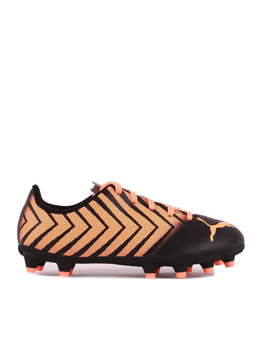 PUMA Tacto Kids Molded Soccer Shoes Black