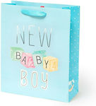 Legami Milano Χάρτινη Τσάντα Δώρου Gift Large New Baby Boy 26,5x32,5x11,5 cm