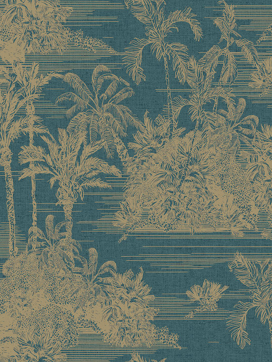 Wallpaper Eden Blue L1005xW53cm