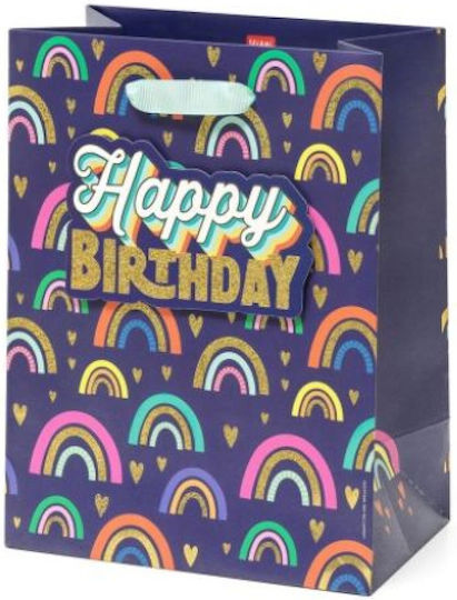 Legami Milano Paper Bag for Gift Blue 19x11.5x25cm.