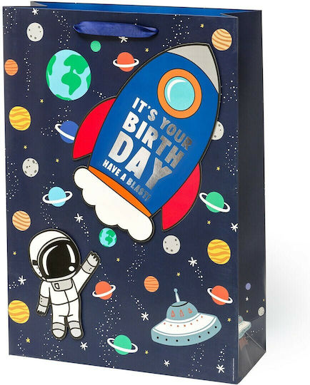 Legami Milano Paper Bag for Gift Blue 31x11.5x43cm.