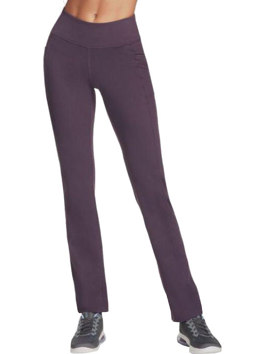 Skechers Go Walk Hohe Taille Jogginghose Lila