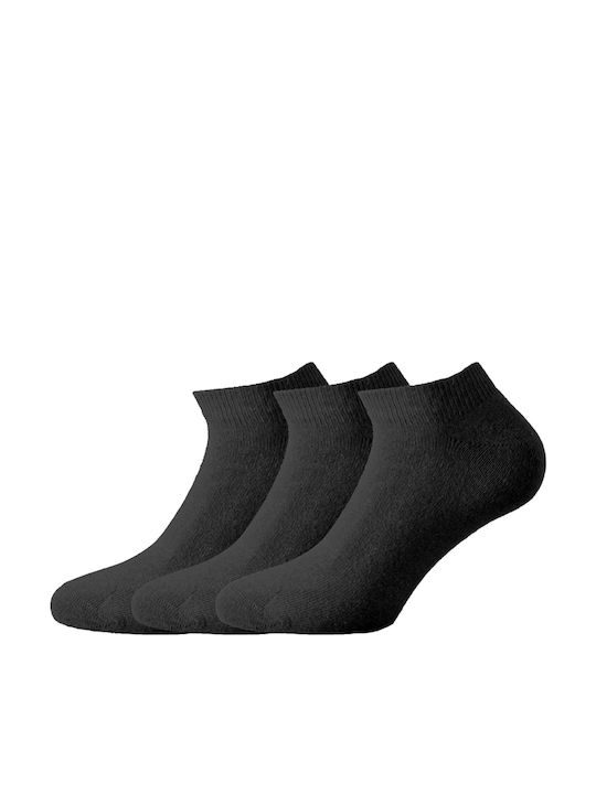 Walk Femei Șosete Uni Black 3Pachet