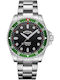 Henley Men's Watch 42mm Automatic with Stainless Steel Bracelet Silver