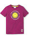 Детска тениска Фуксия Smiley World