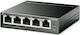 TP-LINK TL-SG105PE v2 Managed L2 PoE+ Switch με 5 Θύρες Gigabit (1Gbps) Ethernet