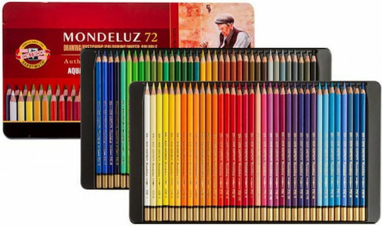 Koh-I-Noor Aquarella Buntstifte Set 72 Farben