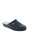 Antrin Damen Leder Anatomisch Clogs Blau