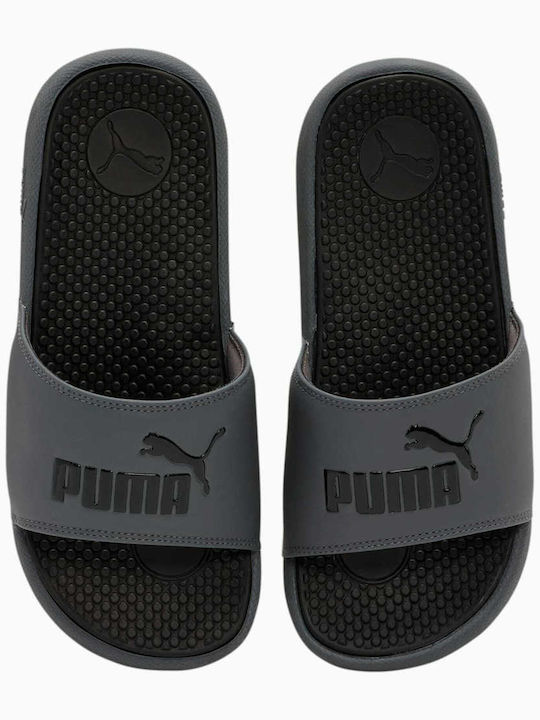 PUMA Kinder Badeschlappen Gray