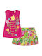 Tuc Tuc Kids Set with Shorts Summer 2pcs Fuchsia