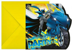 Procos Invitations Batman B-93358-113406 6pcs 93358Party Invitations Batman Rogue Rage 6pcs