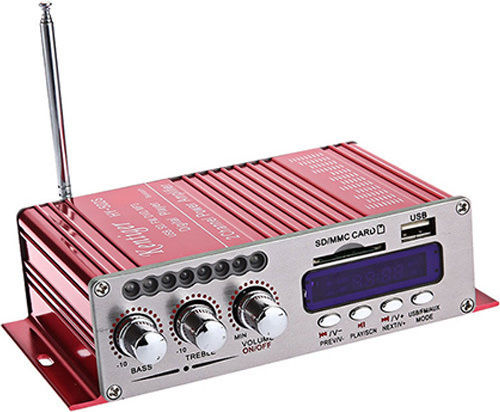 Amplificator Karaoke HY-502S Roșu