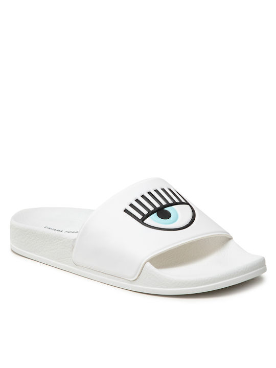 Women's Slides White