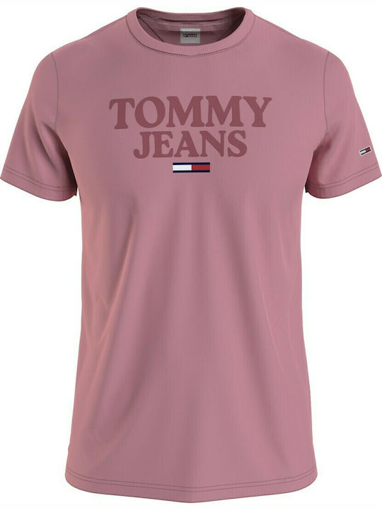 Ανδρικά T-shirts Tommy Hilfiger Ροζ 