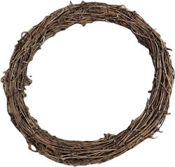 Natural wicker wreath 30cm