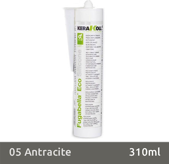 Kerakoll Fugabella Eco Σφραγιστική Σιλικόνη 05 Anthracite 310ml