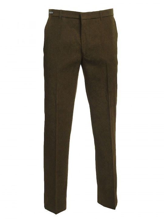 Pants SUET Fluffy very warm khaki