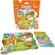 Kinderpuzzle Bauernhof für 3+ Jahre alt+ Jahre 49pcs Roter Kafer