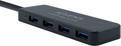 Aisens USB 3.2 4 Port Hub with USB-A Connection