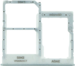 Βάση Κάρτας SIM & SD Λευκό για Galaxy A41 Βάση Κάρτας SIM & SD Λευκό για Galaxy A41