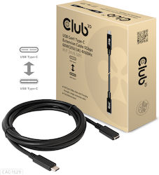 Club3D USB 3.1 USB-C мъжки - USB-C женски 60W 2м (CAC-1529)