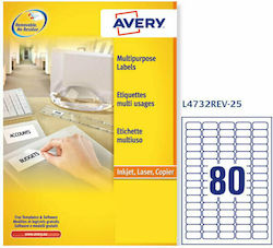 Avery 2000 Selbstklebende A4-Etiketten 35.6x16.9mm