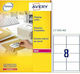 Avery 320 Self-Adhesive Rectangular A4 Labels 99.1x67.7mm
