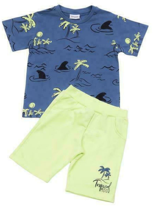 Trax Kids Set with Shorts Summer 2pcs Blue