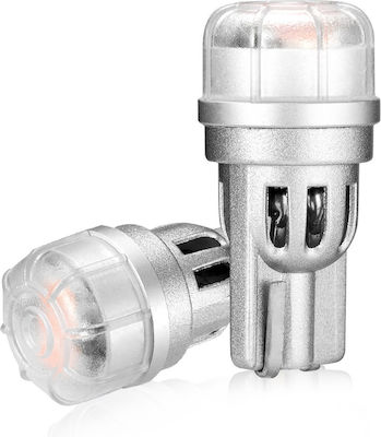 NovSight Lampen Auto & Motorrad T10 LED Orange 12V 3W 2Stück