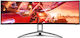 AOC AG493QCX Ultrawide VA HDR Curbat Monitor de jocuri 48.8" 3840x1080 144Hz cu Timp de Răspuns 4ms GTG