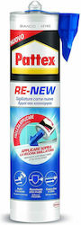 Pattex Re-New Σφραγιστική Σιλικόνη Λευκή 280ml Pattex Re-New Σφραγιστική Σιλικόνη Λευκή 280ml