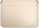 Guess Saffiano Triangle Logo Чанта Калъф за лаптоп 14" в Бежов цвят