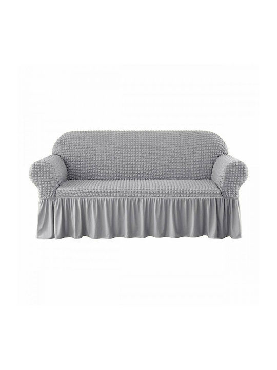 Elastic Cover for Four Seater sofa Grey Light 1pcs 4SEAT-GKRI LIGHT