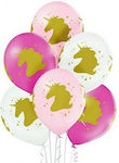 Set 6 Ballons Latex Mehrfarbig 30cm