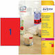 Avery 25 Αυτοκόλλητες Ετικέτες Α4 Ορθογώνιες 210x297mm