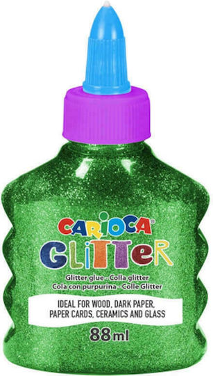 Carioca Green Glitter Gold Dust 88ml