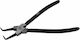 JBM JBM Curved Circlip Plier Length 225mm