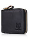 Leather Men's Wallet with RFID Black