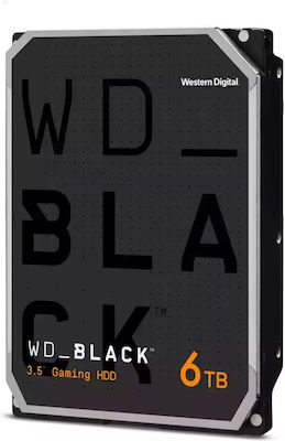 Western Digital WD Black 6TB HDD Hard Disk 3.5" SATA III 7200rpm pentru Desktop