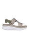 D'Lux Walker Sandale Casual Damă Anatomici Sporty Flatforme Bej