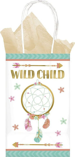 Amscan 122135 Plastic Bag for Gift White 13.1x8.2x21.2cm. 8pcs