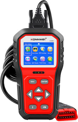 Konnwei Instrument de diagnosticare auto Digital OBD 2 cu Cablu