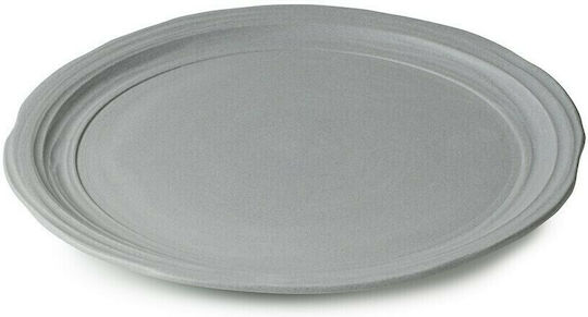 Espiel No.W Farfurie joasă din Porțelan Grey Matt cu Diametru 26cm