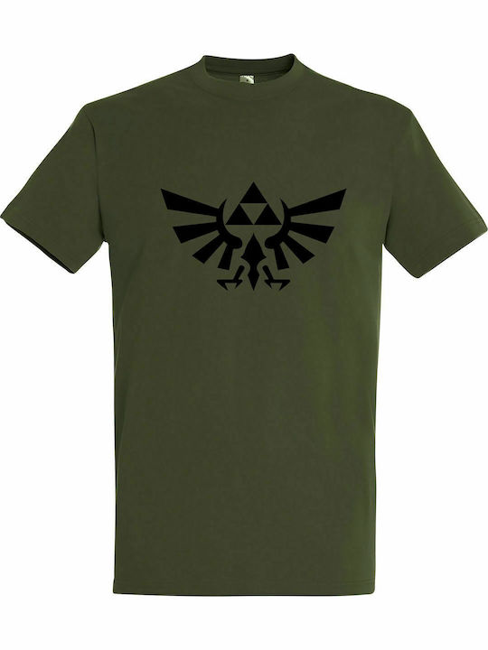 T-shirt Unisex " The Legend Of Zelda Hyrulian Crest ", Armee