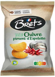 Bret's - Le Chipsier Francais Chipsuri Saveur with Flavor Brânză Chevre și ardei iute Espelette 125gr