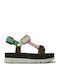 Oruga Up Δερμάτινα Γυναικεία Σανδάλια Sporty Flatforms