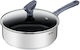 Tefal Daily Cook Σωτέζα από Ανοξείδωτο Ατσάλι Με Καπάκι με Αντικολλητική Επίστρωση 24cm