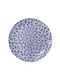 TnS Plate Shallow made of Porcelain Blue with Diameter 27cm
