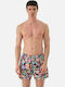 Vacation Men's Swimwear Shorts Multicolour with Patterns